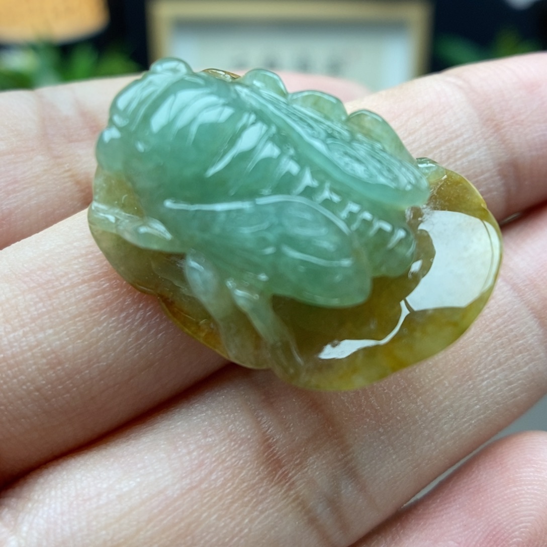 翡翠未镶嵌颈饰吊坠