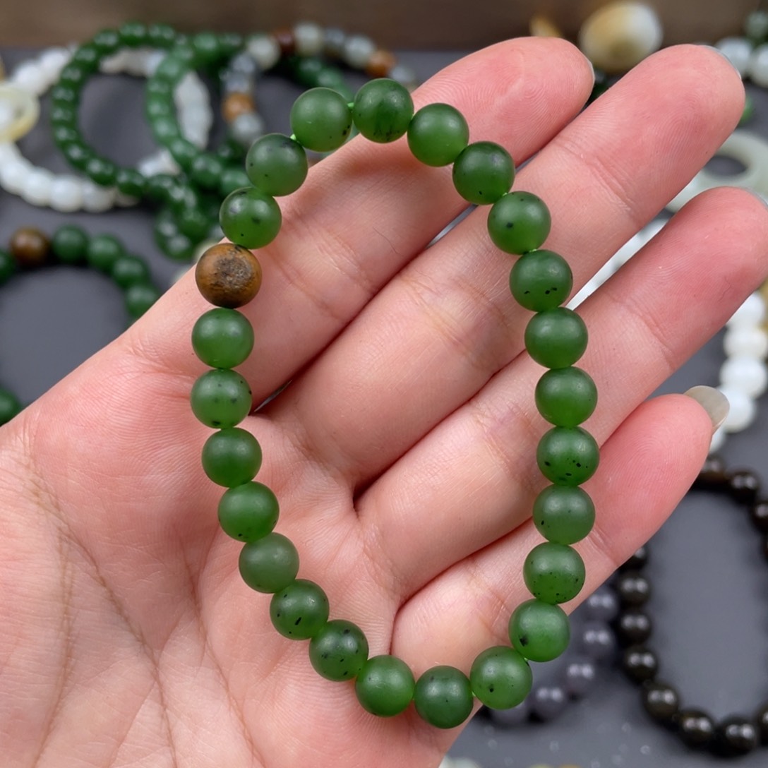 和田玉手串未镶嵌