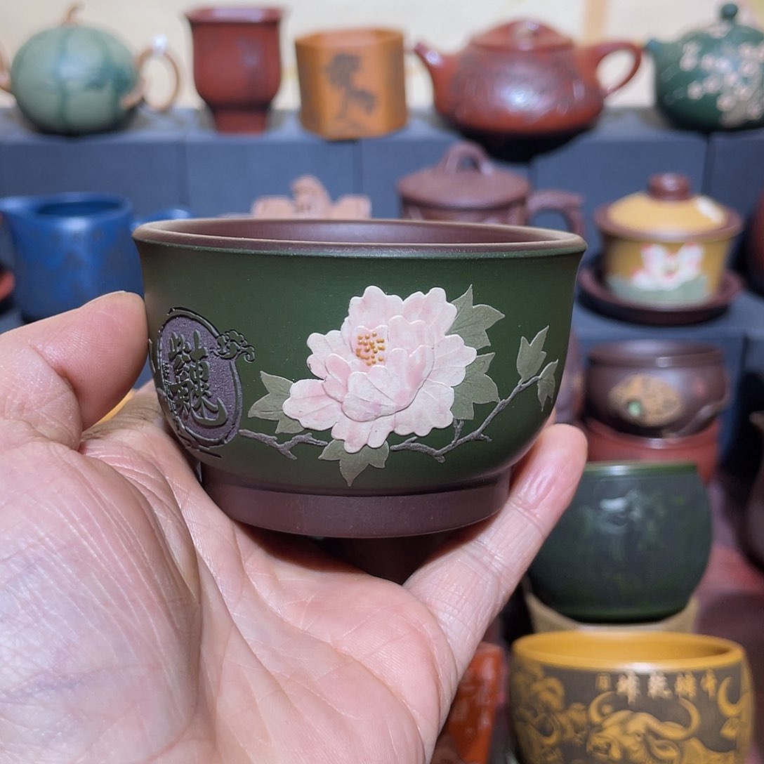 原矿紫砂手工主人杯