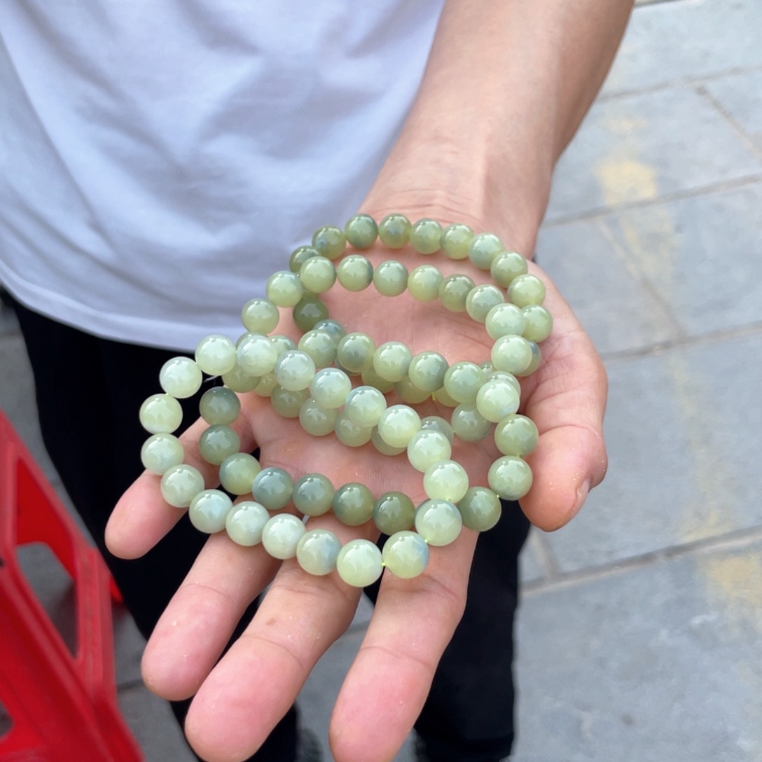 手串未镶嵌和田玉多样性发货拍一发一