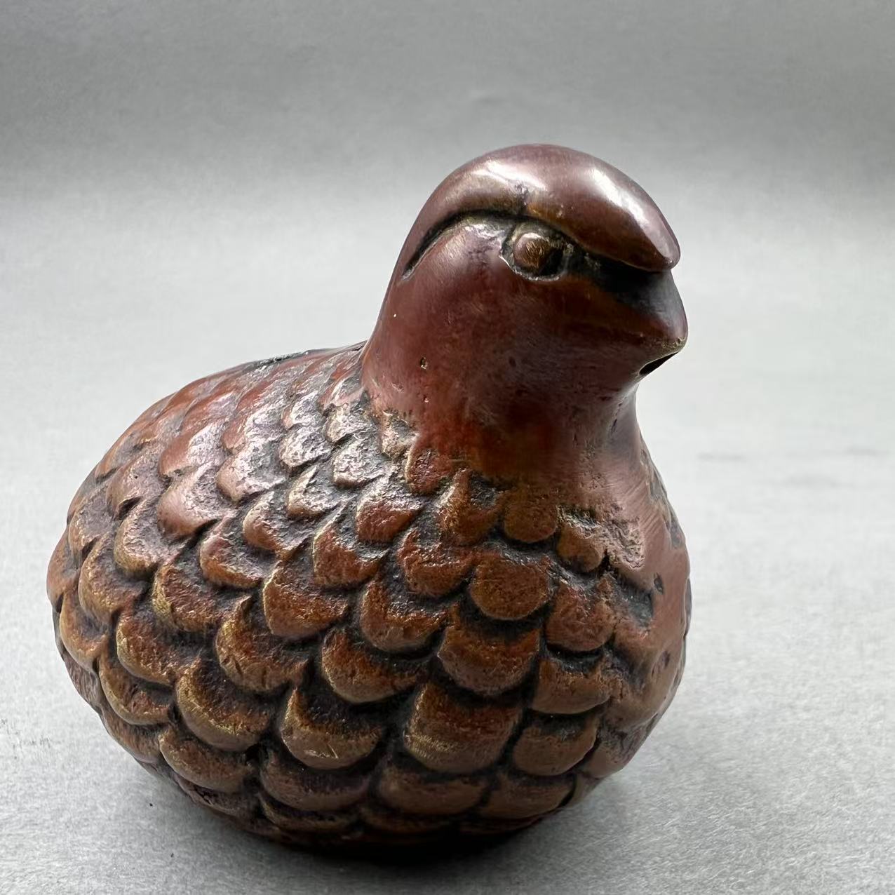 0117晚001铜安居乐业砚滴