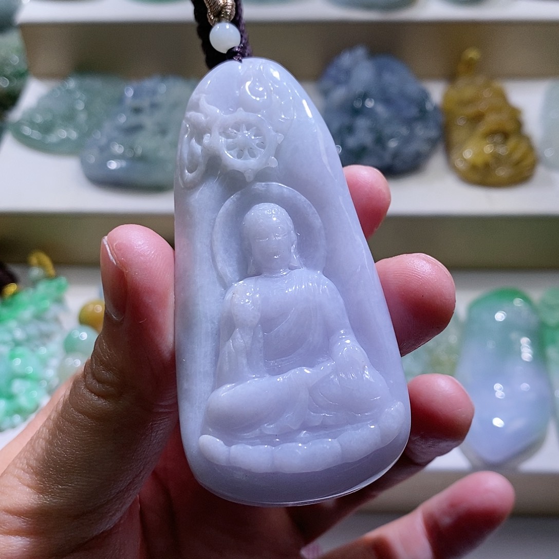 【闪购商品】翡翠颈饰未镶嵌阿咪