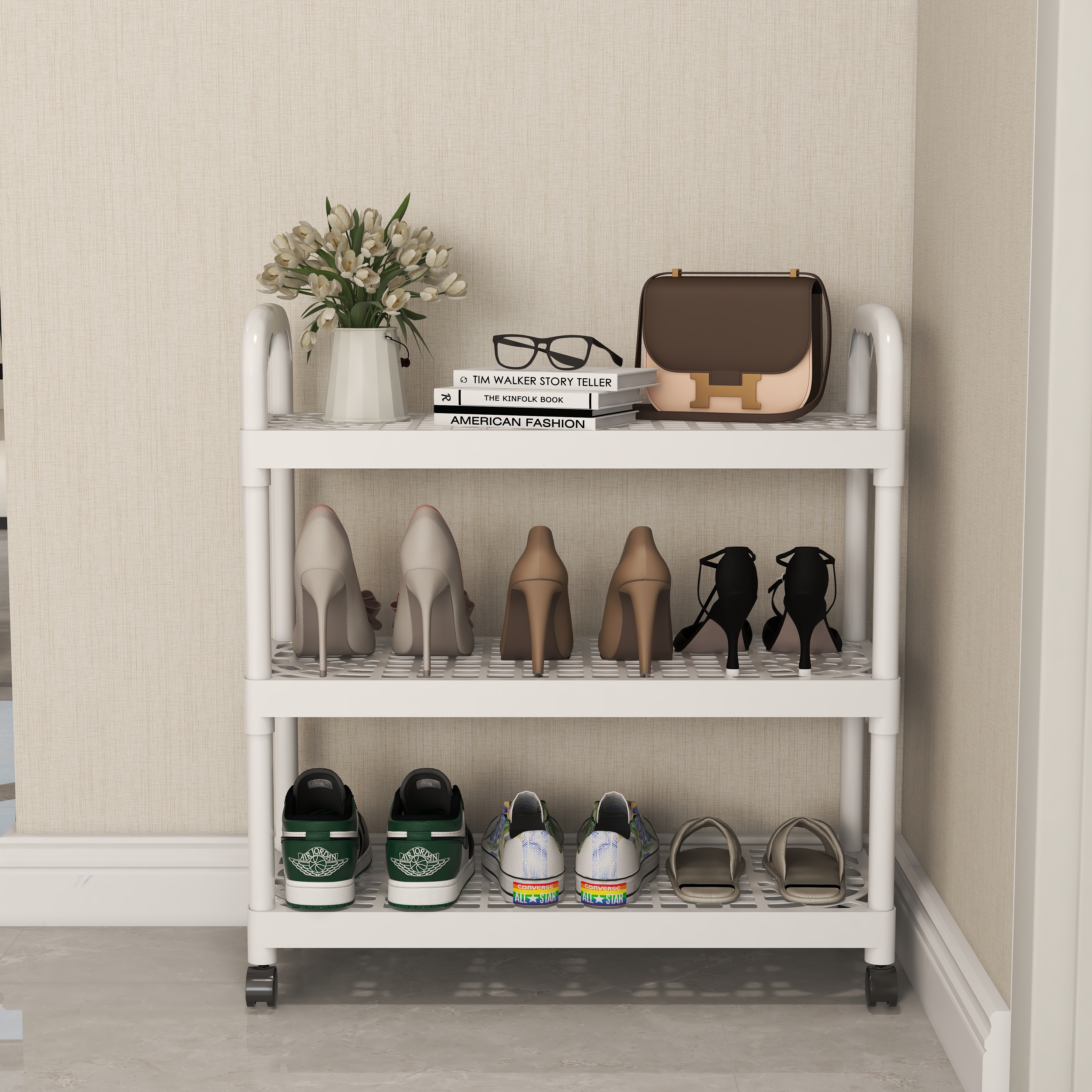 鞋架多层门口家用放鞋子省空间入户门鞋柜宿舍出租房收纳神器