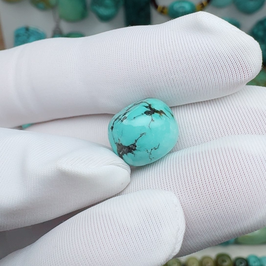 绿松石无未镶嵌原矿