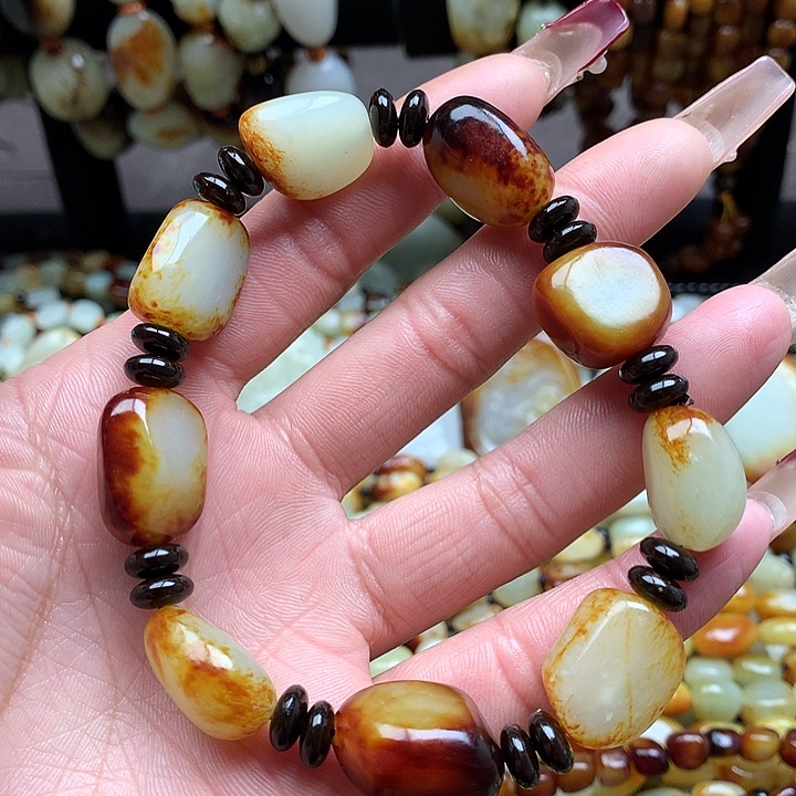 和田玉手链未镶嵌