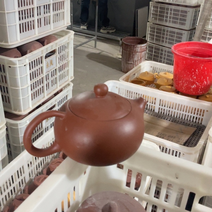 紫砂茶壶茶壶350毫升4大杯子