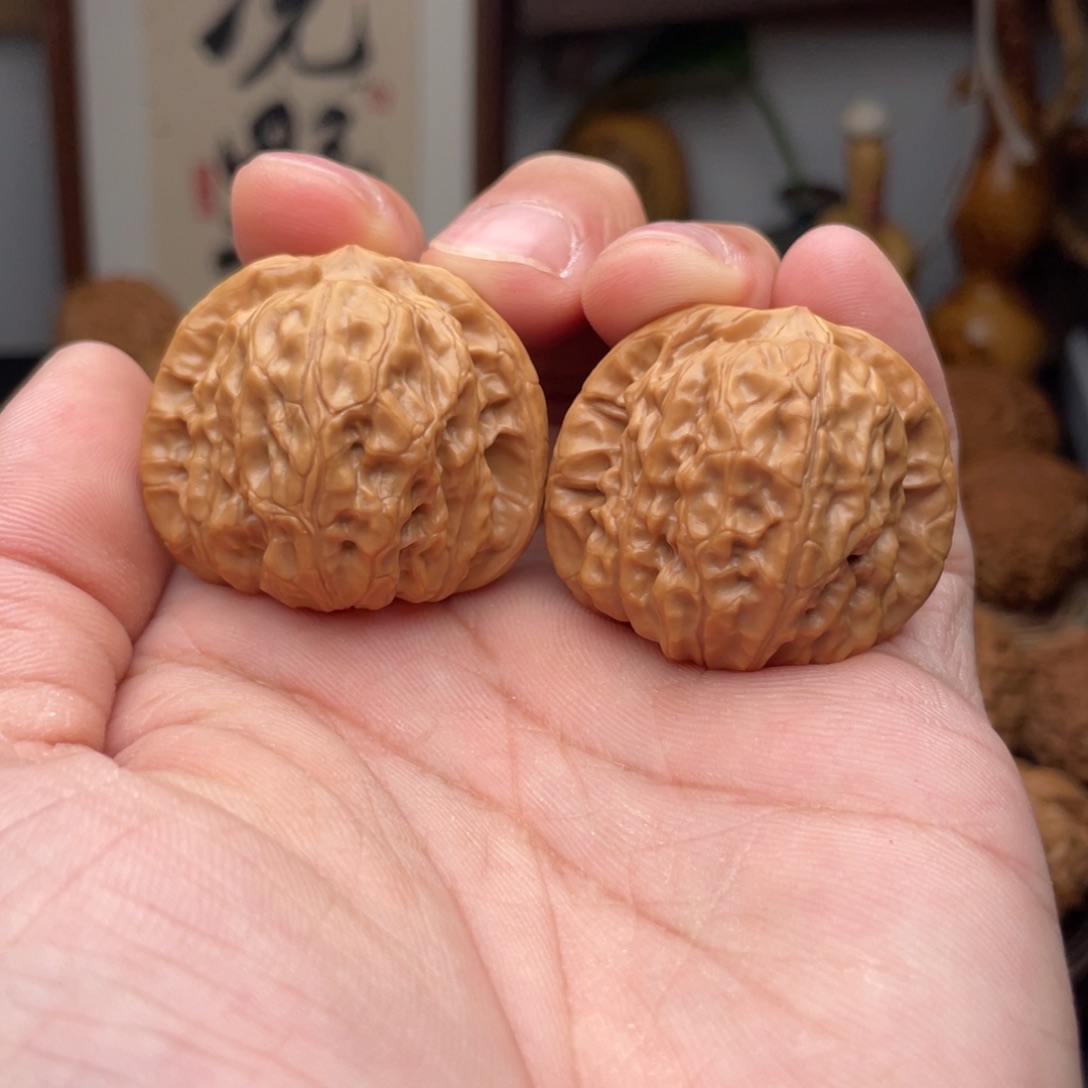 文玩核桃把件凤凰山38