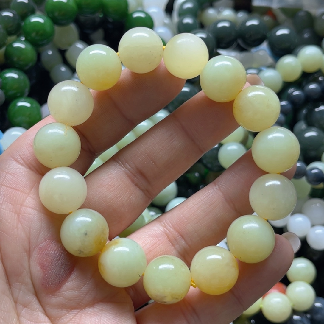 和田玉手链未镶嵌