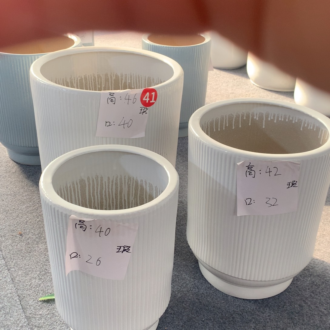 高温陶瓷花盆微瑕