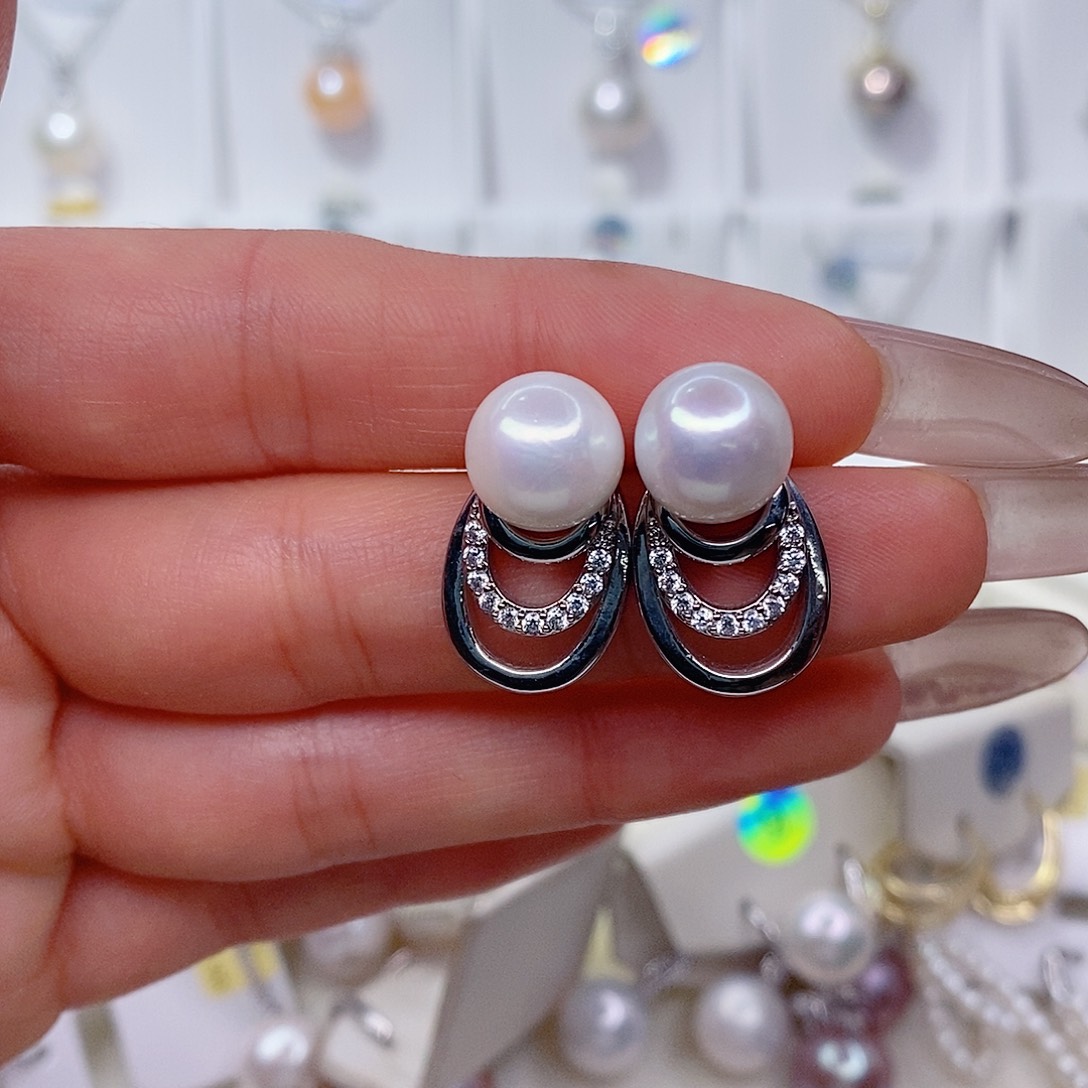 耳饰未镶嵌淡水珍珠
