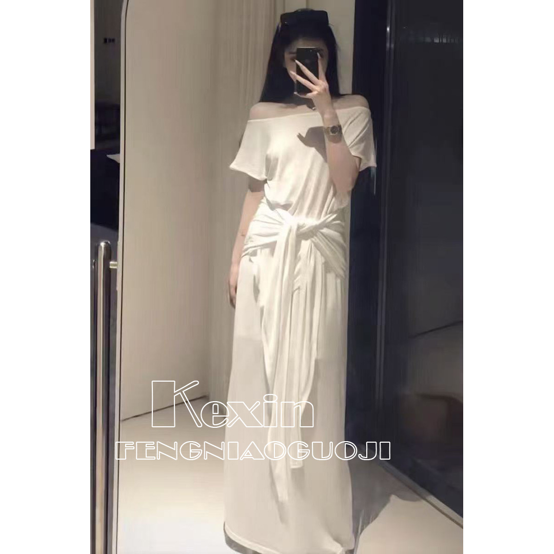 休闲风不规则时尚套装衬衫夏季INS风百搭通勤纯色