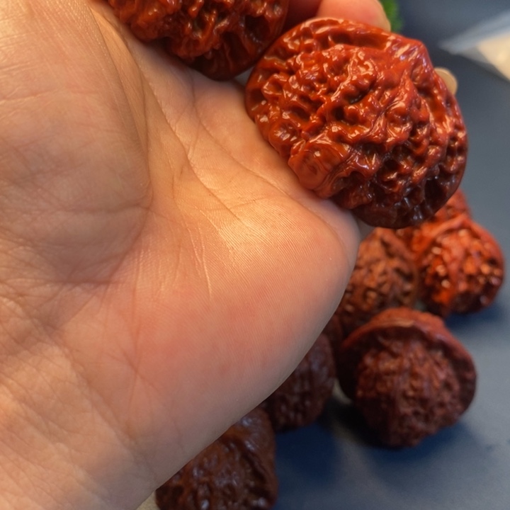 拼***夏文玩核桃吊坠官帽夏