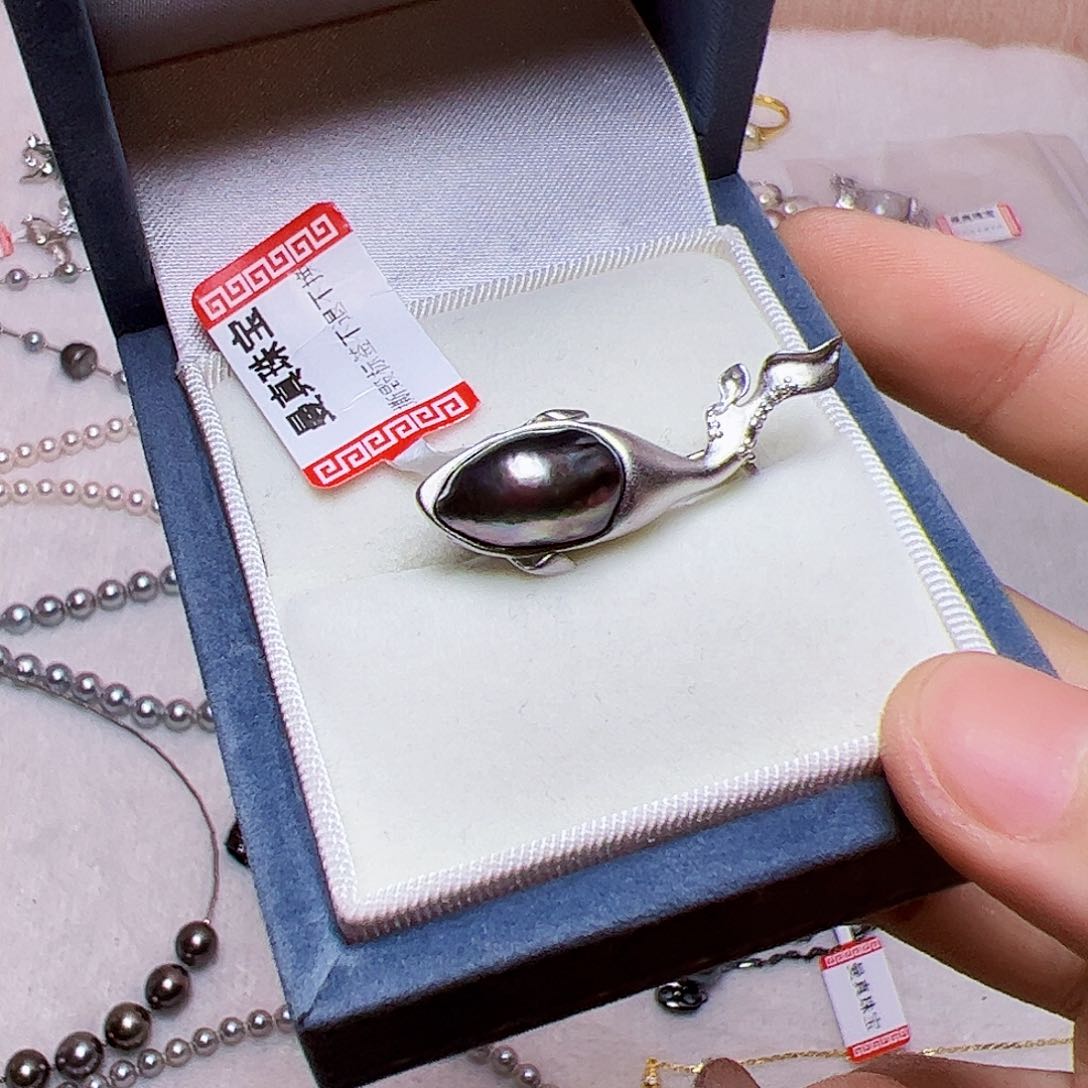 海水珍珠颈饰银S925镶嵌