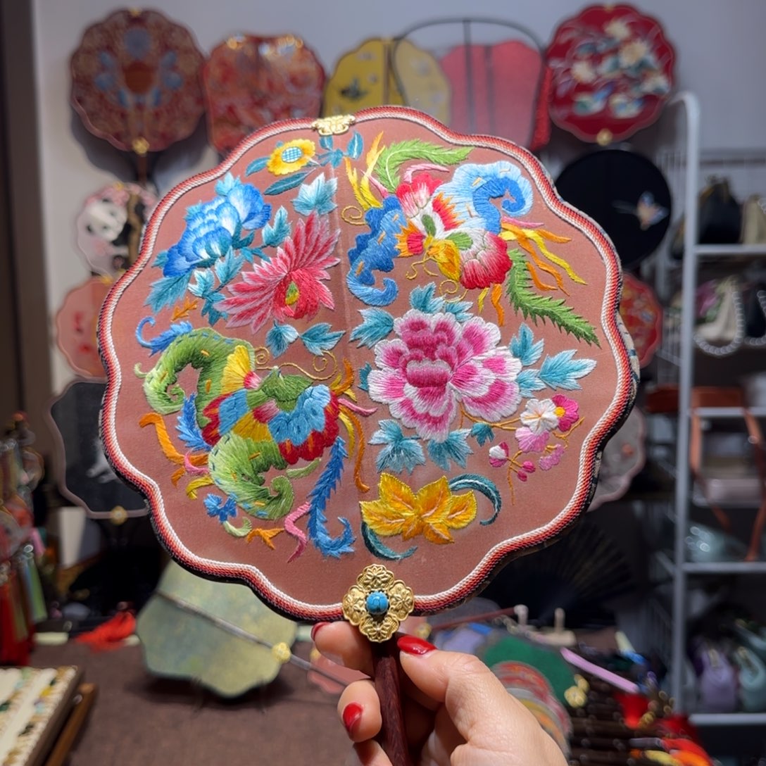 良***村织绣纯手工苏绣双面绣