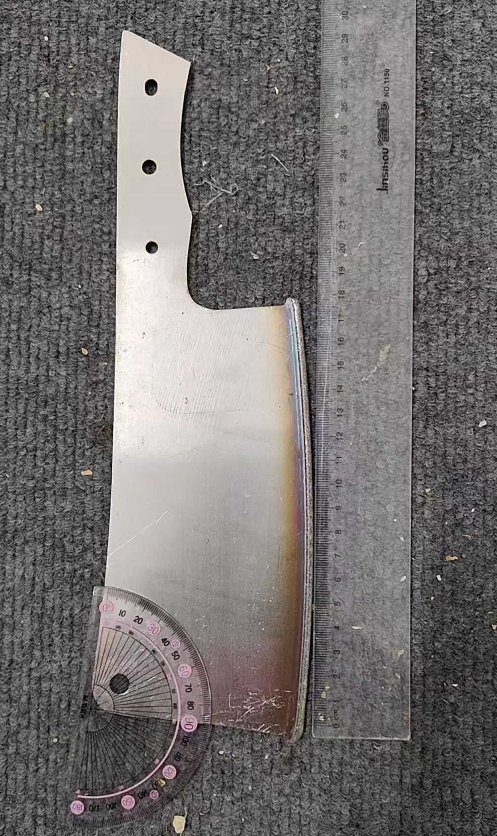 宏盛金a1 瑕疵刀胚没开刃没有柄不包安装