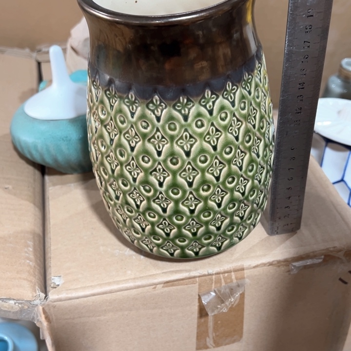 瓷花瓶摆件外贸出口（微瑕）
