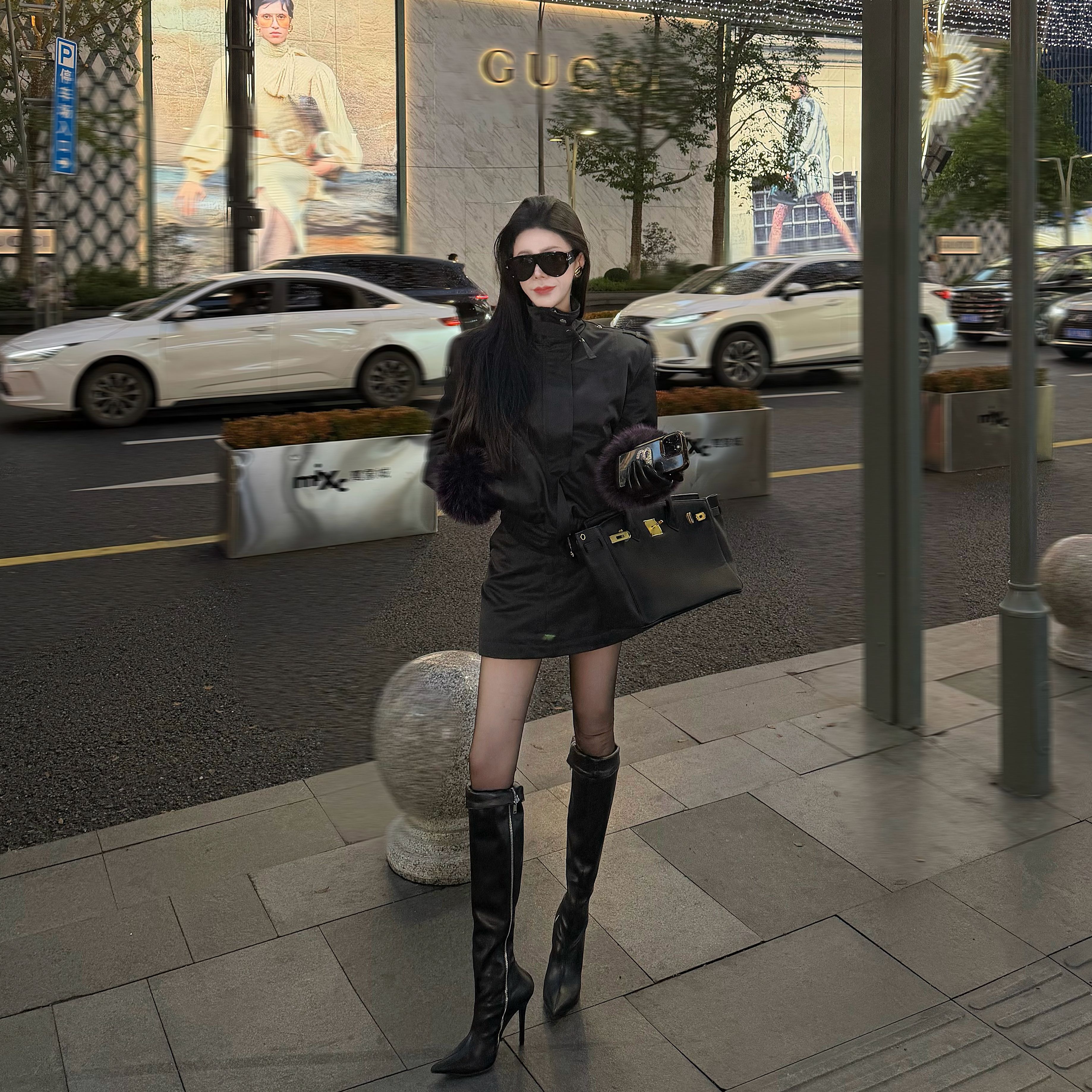 WANWAN【伦敦腔调】风衣气质高领冲锋衣设计套装JJD5TZ2076