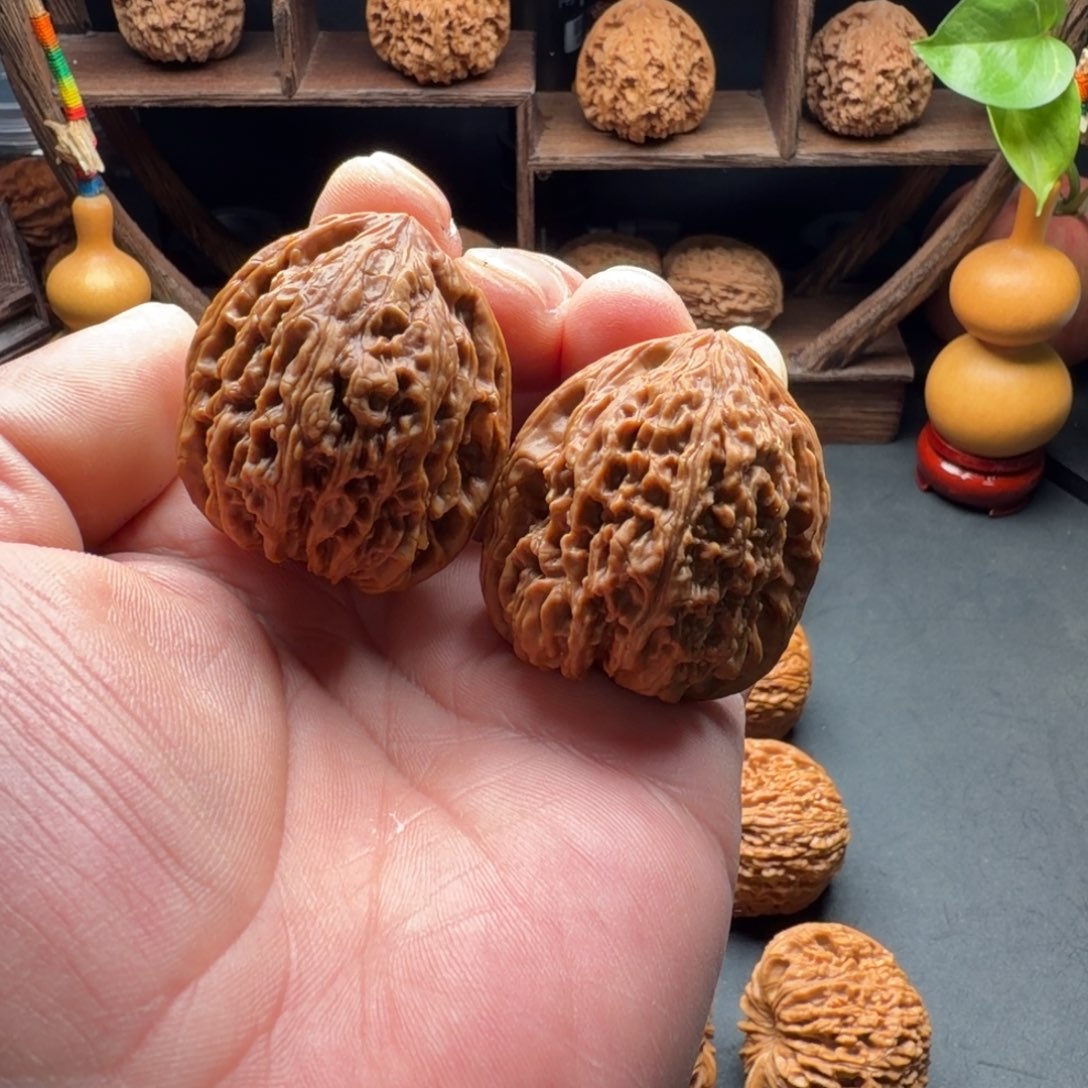 把件文玩核桃南疆石高炮尺寸39