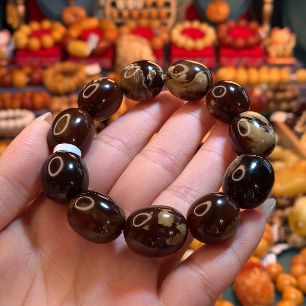 【闪购商品】琥珀（根珀）手串未镶嵌雨****℃根珀手串