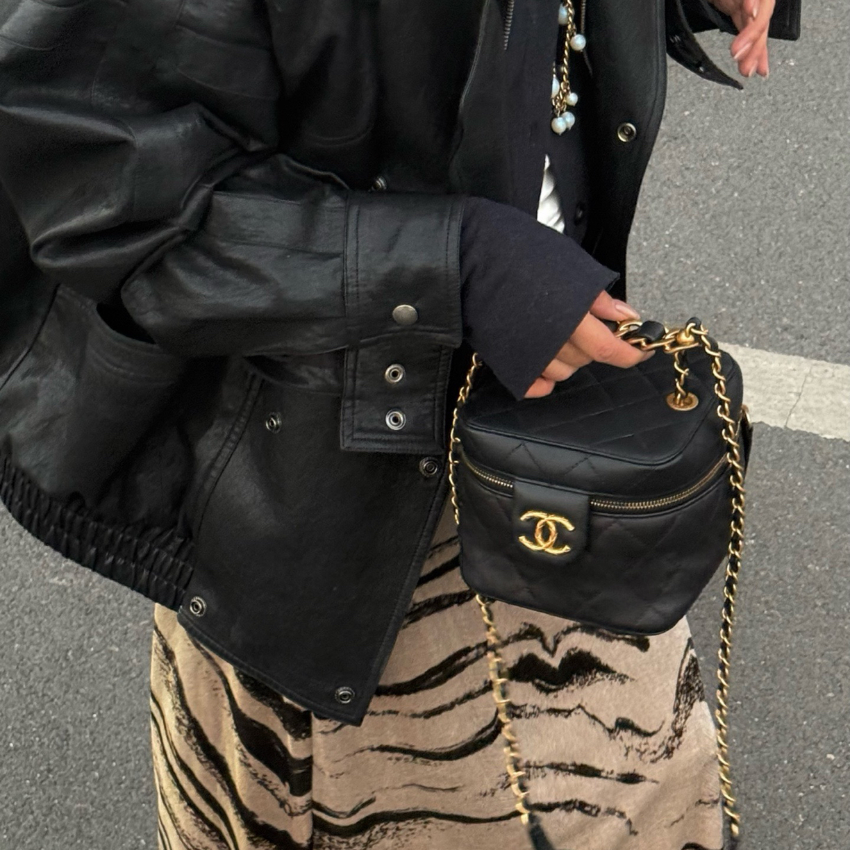 95新 Chanel/香奈儿 Chanel黑金盒子芯片款