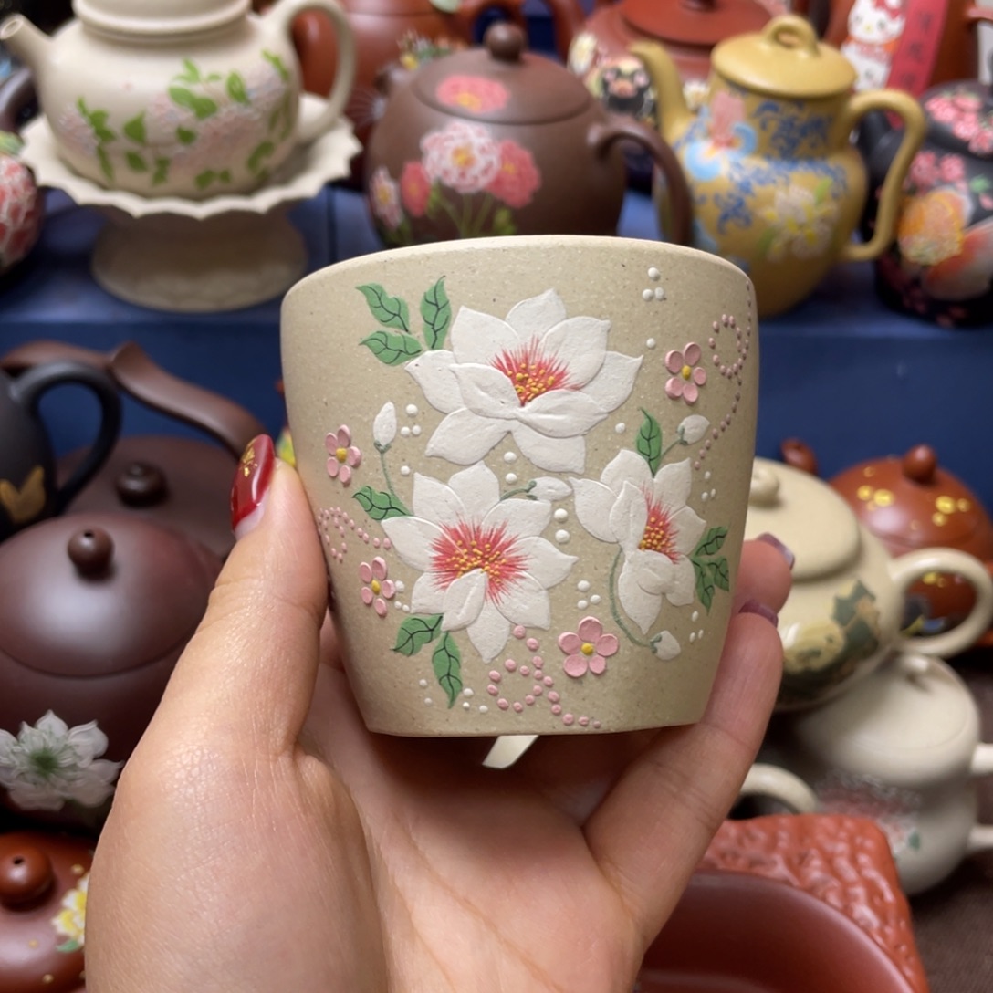 紫砂茶杯紫砂主人杯150cc