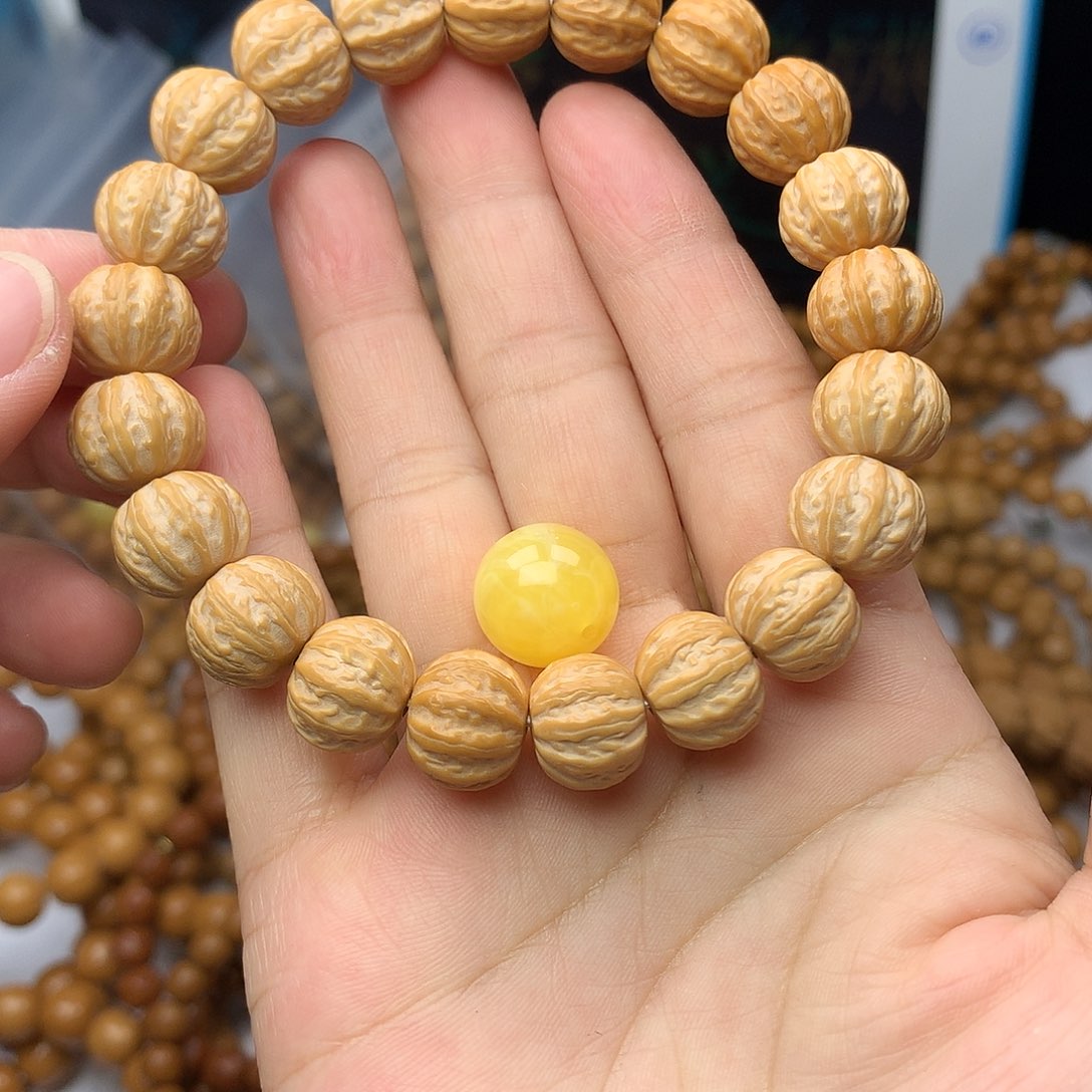 0***3猴头核桃手串猴头小京八棱特价