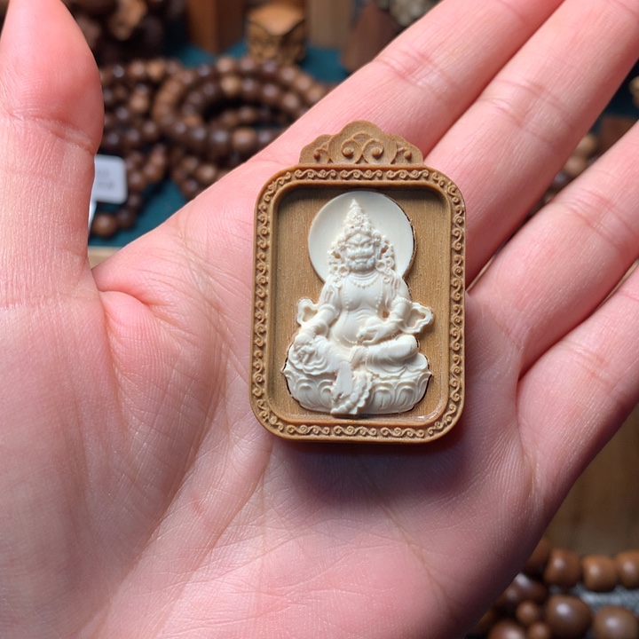 檀香木手串/手链老山檀香黄财神猛犸