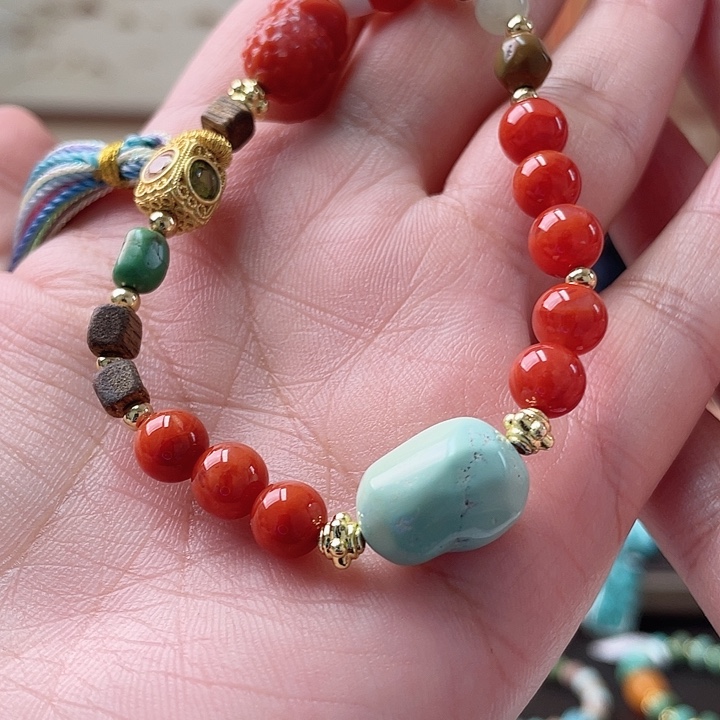 未镶嵌绿松石珠宝奇石