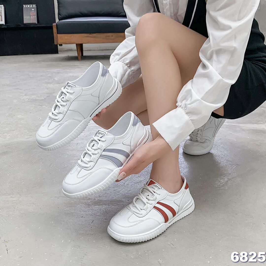 贵莲贵莲6825时尚休闲鞋透气百搭系带女鞋韩版春季时尚浅口常规款