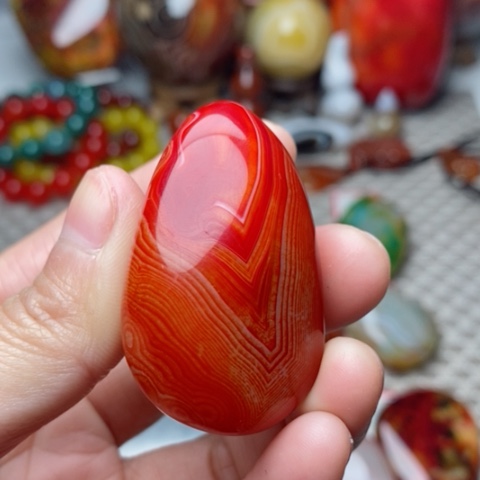 未镶嵌玛瑙/玉髓珠宝奇石吉**意打孔不退不换