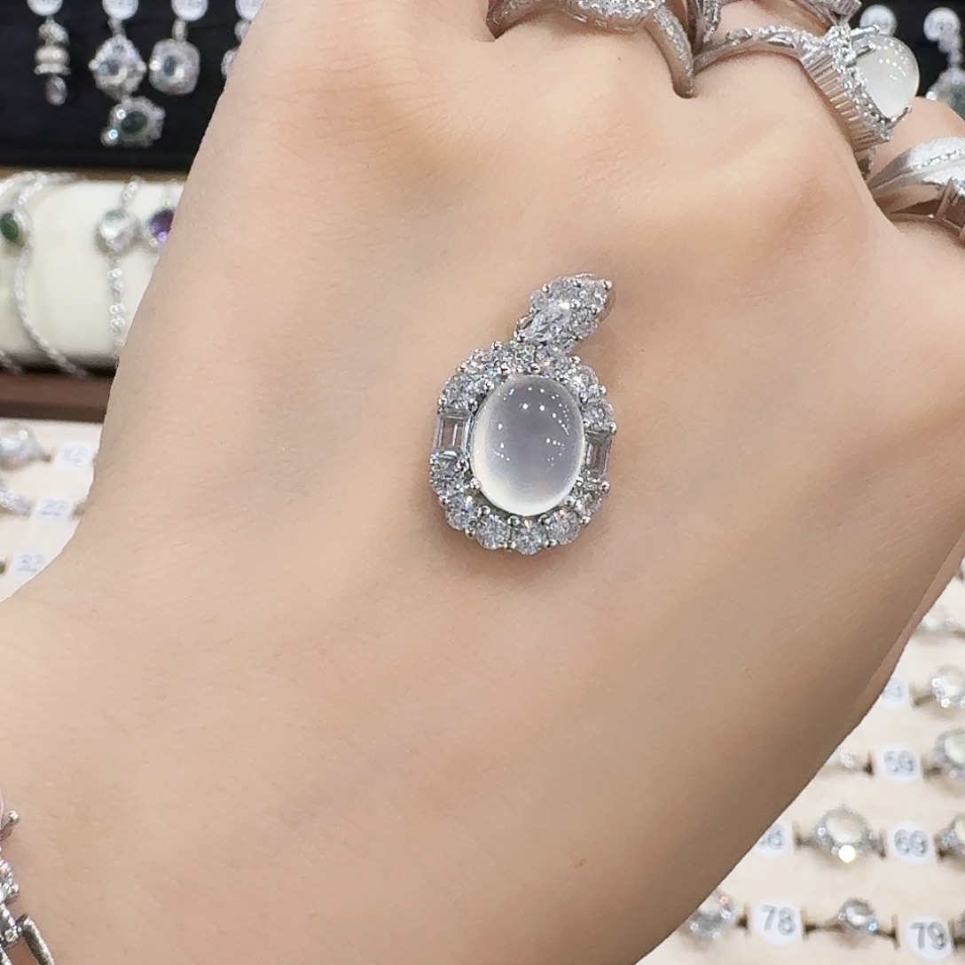 ****‍银S925镶嵌颈饰紫晶