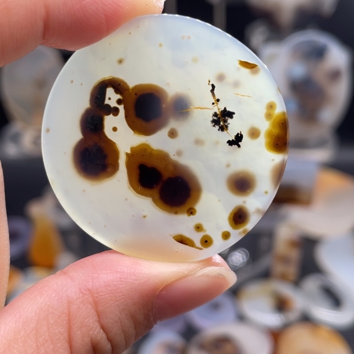 玛瑙/玉髓合金珠宝半成品