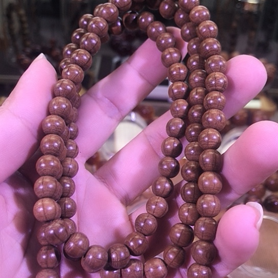 Q***T男女老少通用08六道木手链