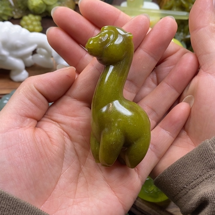 蛇纹石玉未镶嵌手把