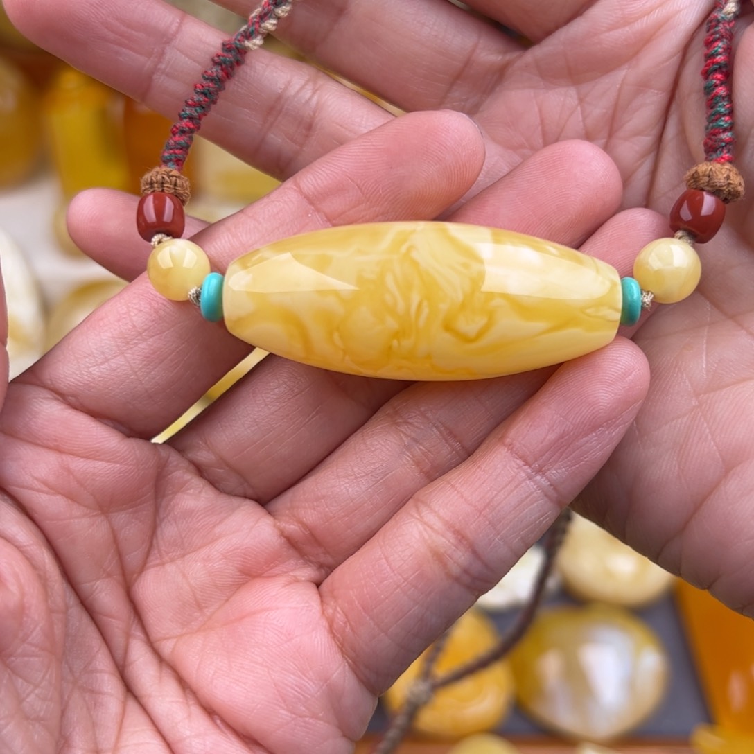 琥珀裸石未镶嵌纯天然琥珀蜜蜡无优化