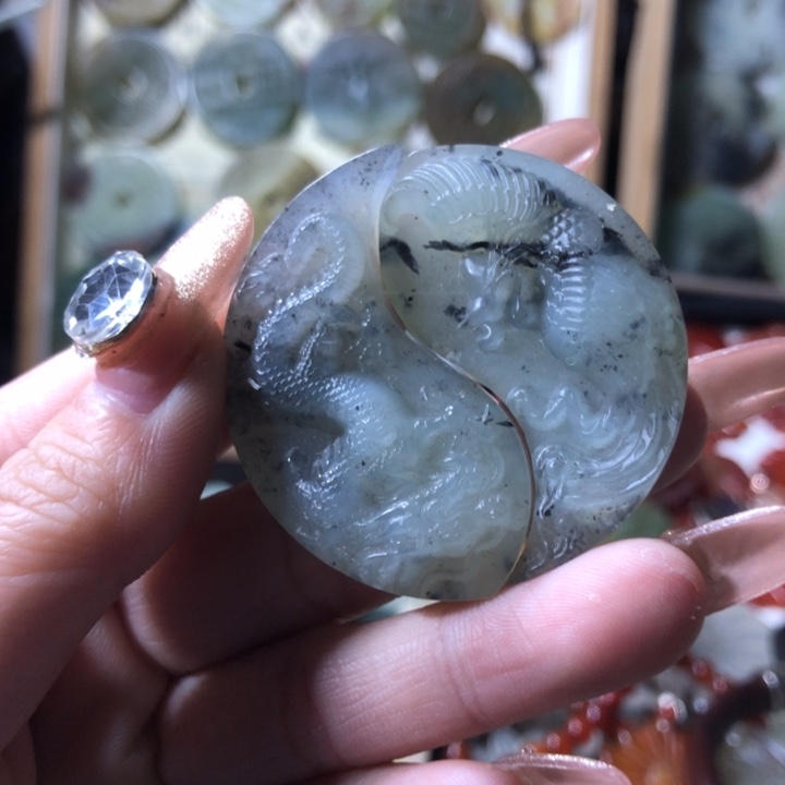 岫玉岫玉挂件未镶嵌