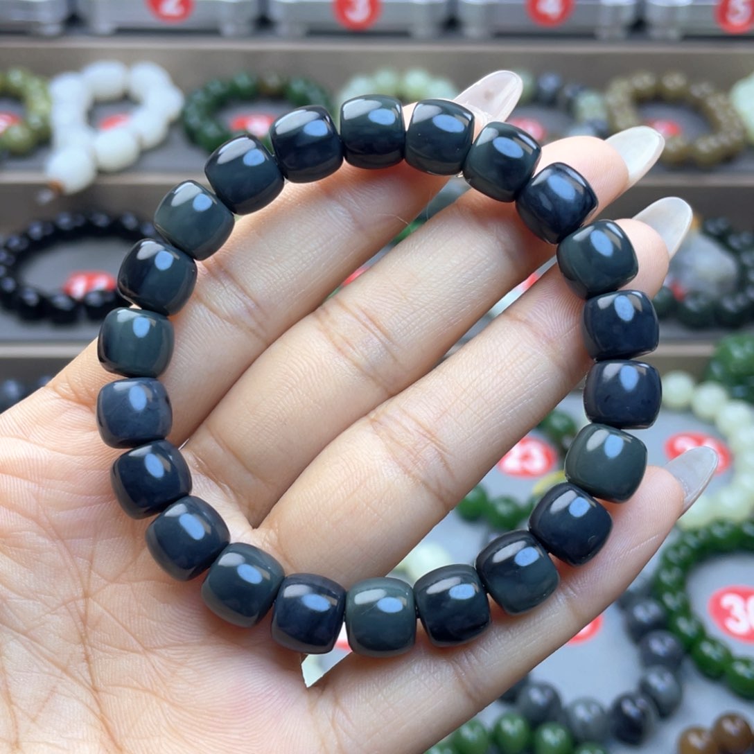 和田玉手串未镶嵌