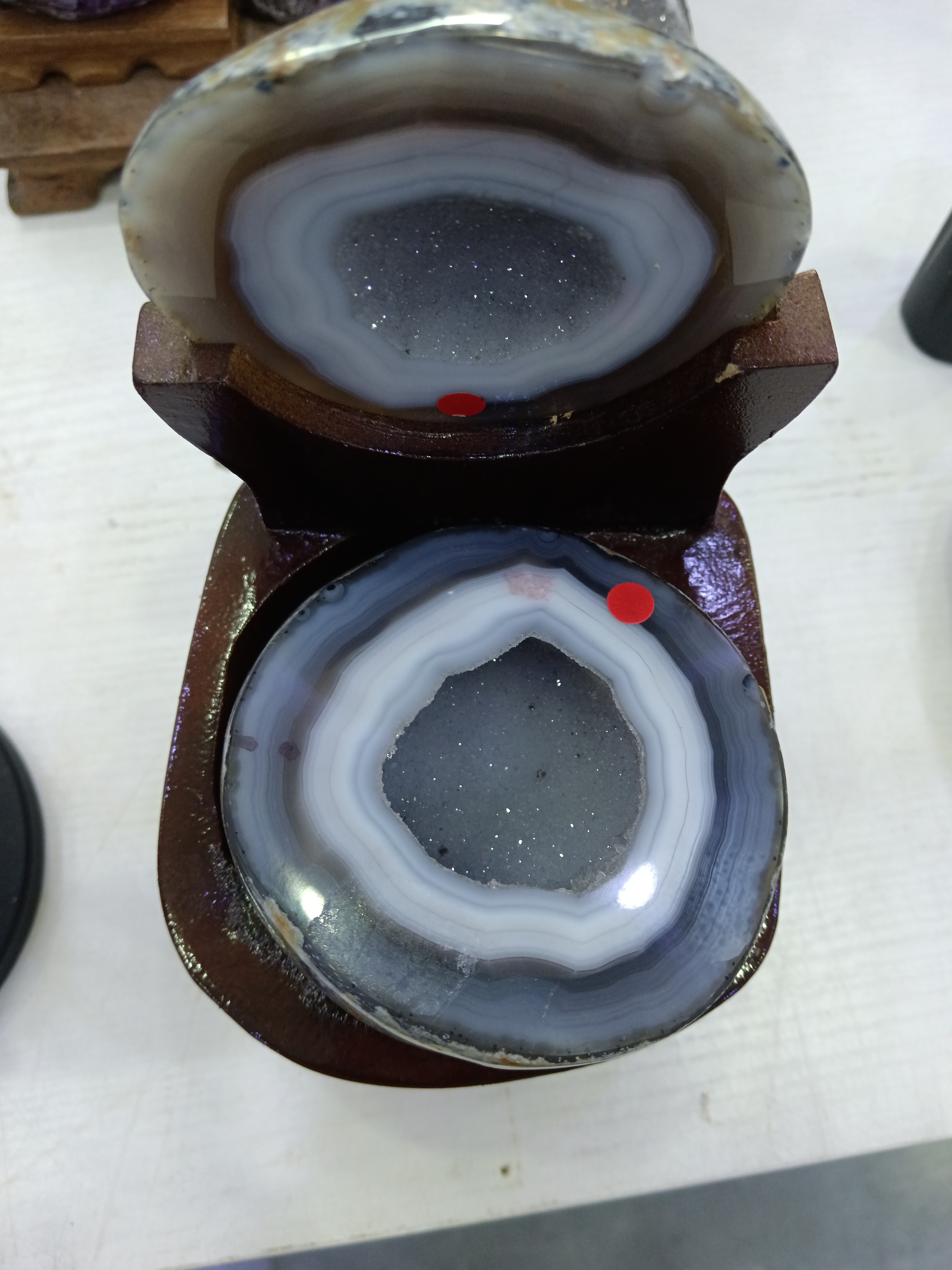 巴西乌拉圭玛瑙聚宝盆