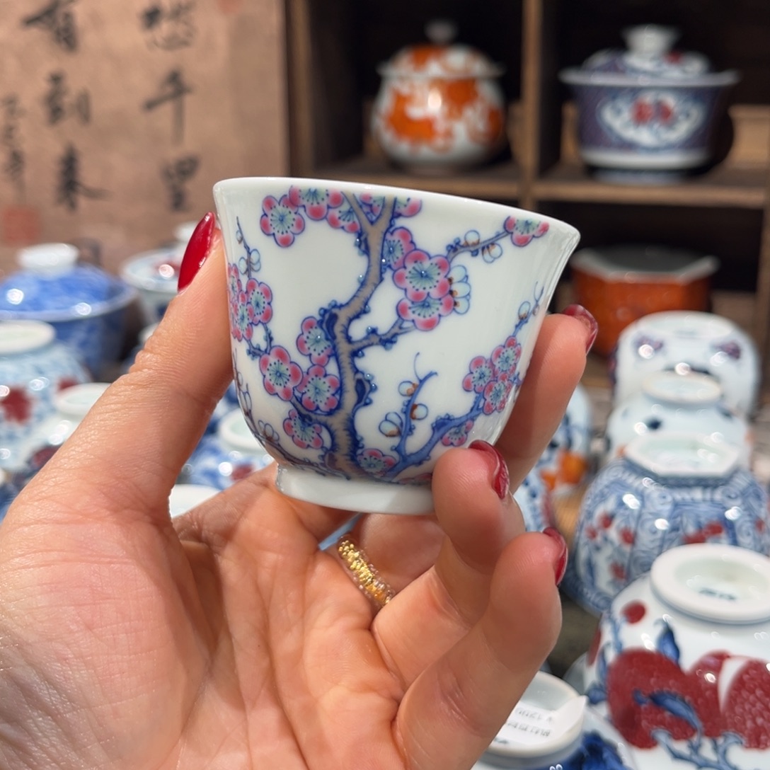 杯子陶景德镇陶瓷主人杯