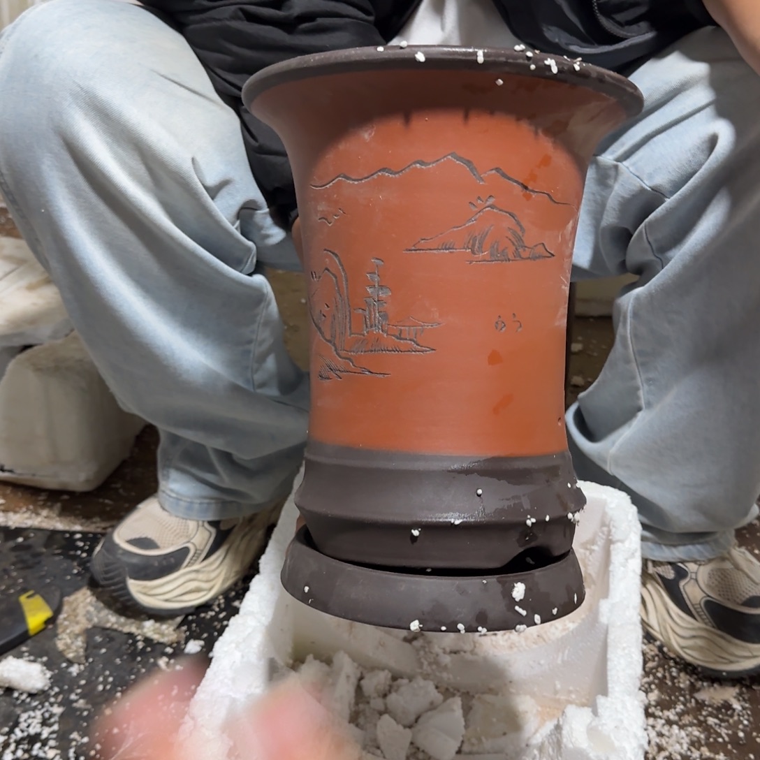 花盆紫砂口径18.22口径