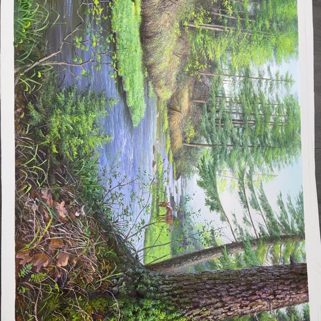 油画我也不知道为什么这么