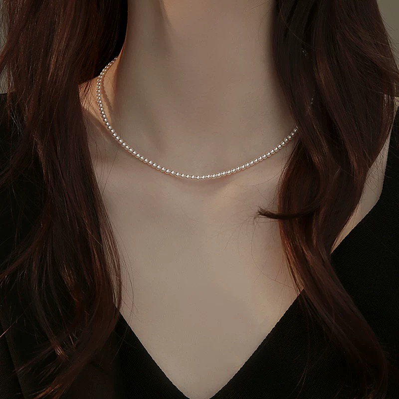 链子925银 小米链项链