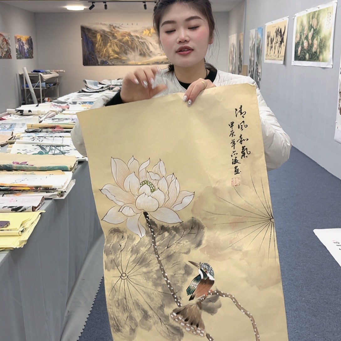 国画国画作品纯手绘作品