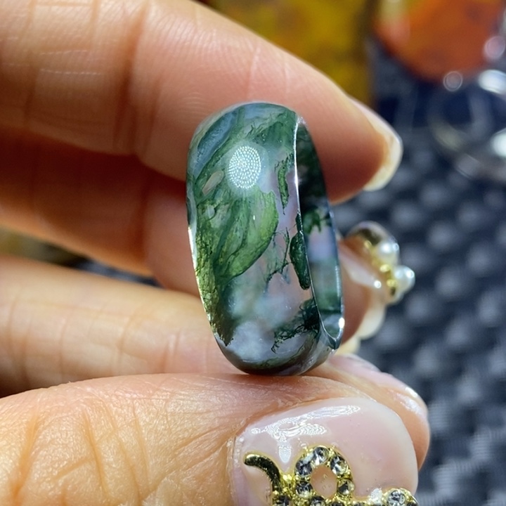 玛瑙/玉髓颈饰足银镀金镶嵌行*