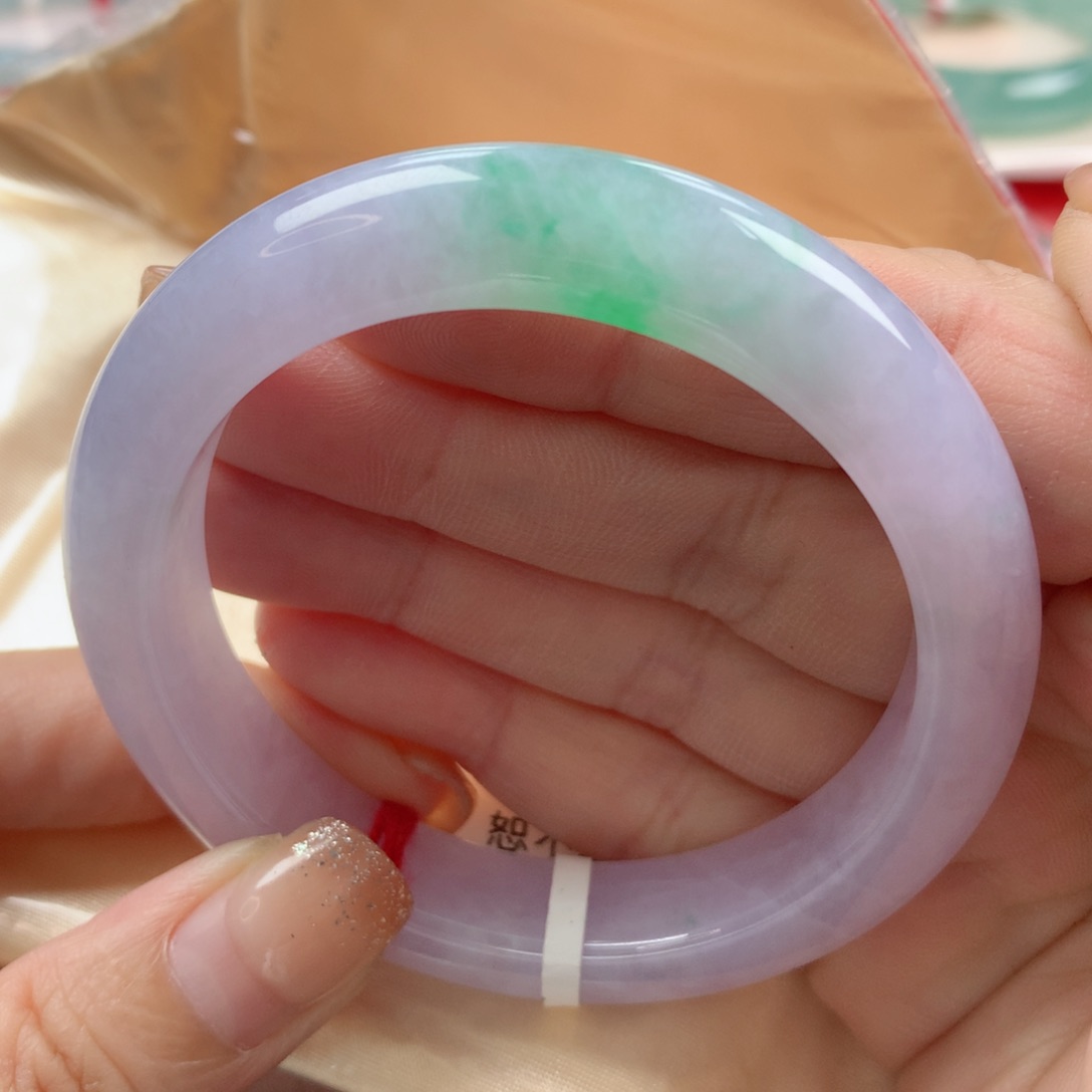 未镶嵌手镯翡翠缅甸天然翡翠55圈