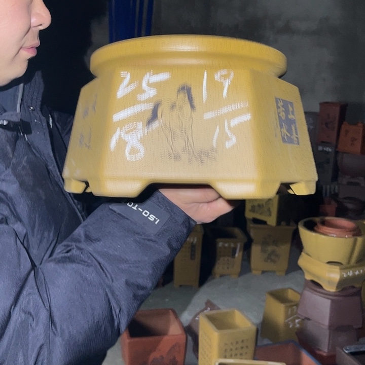 紫砂花盆紫砂等传统