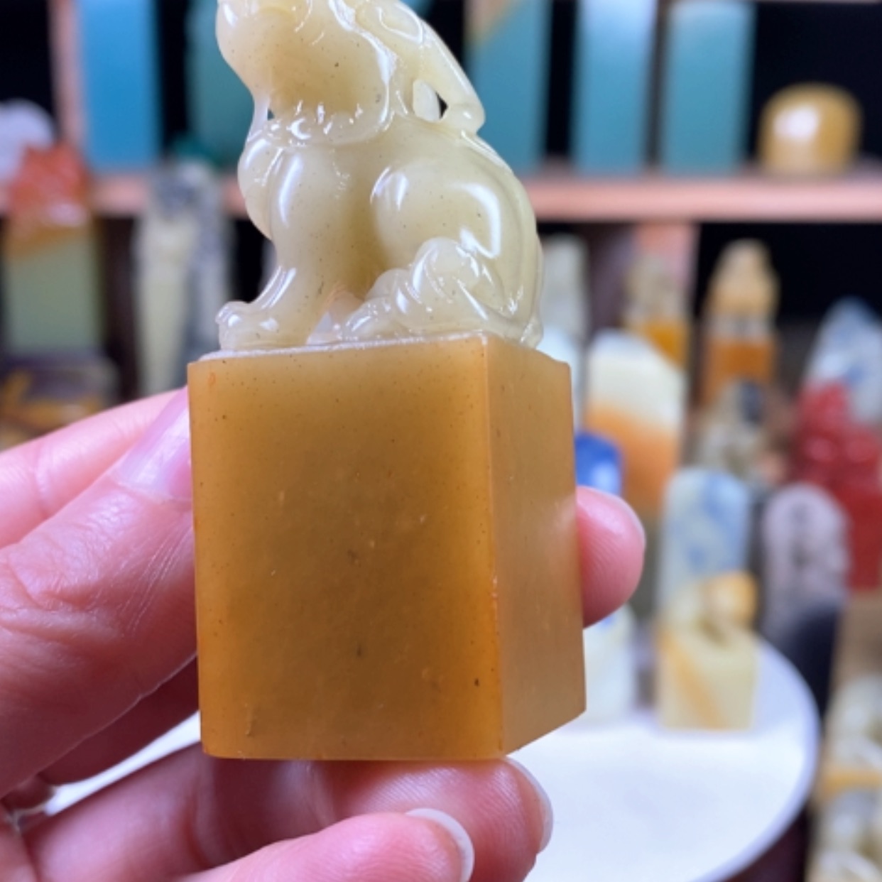 【闪购商品】青田石封门菜花黄……