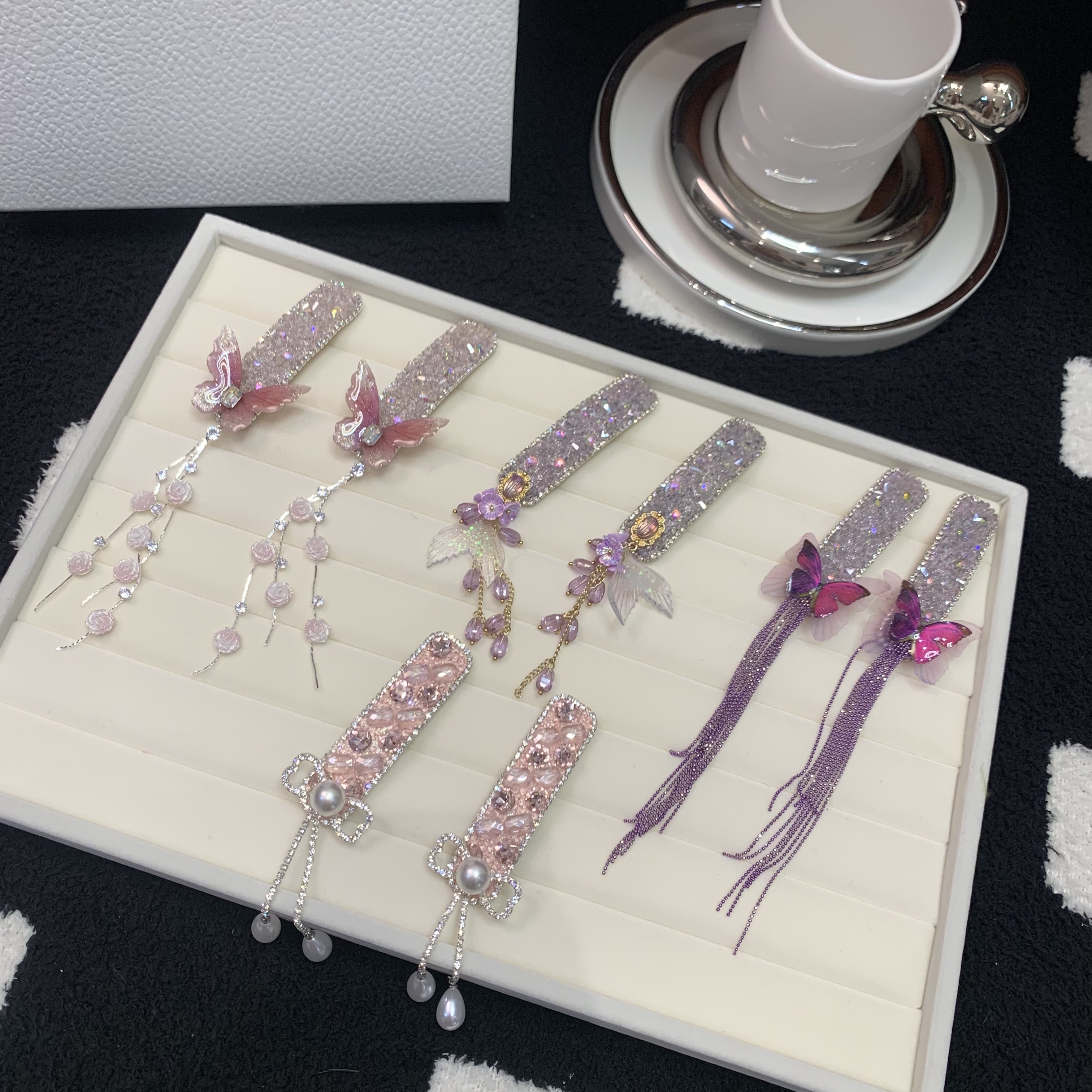 【1号链接】女千金风镶嵌精美古风首饰