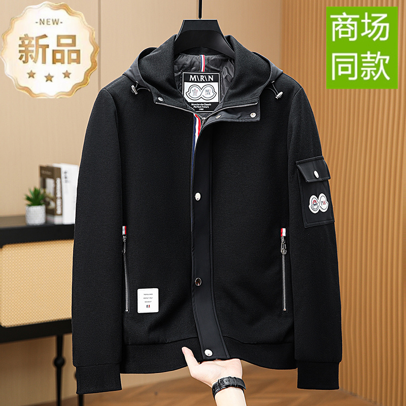 秋冬新款潮牌时尚欧货羽绒运动老钱风90白鸭绒外套羽绒服打底衫