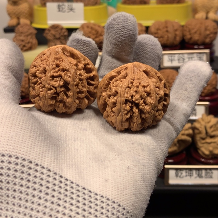 文玩核桃把件鱼****鲨粗筋42